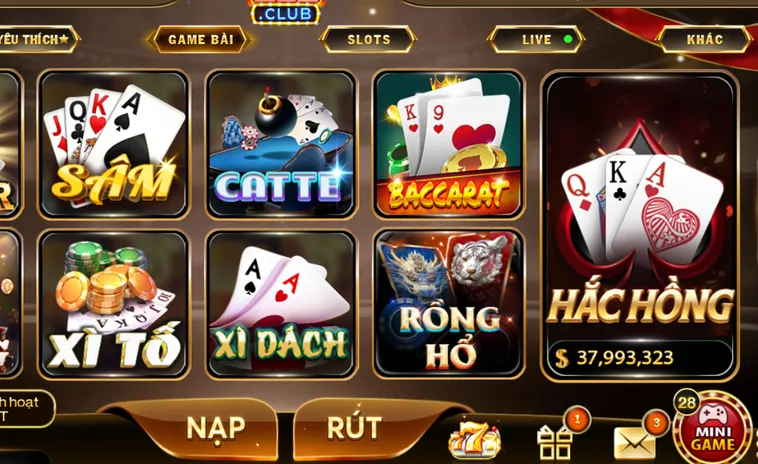 Kho Game Cực Khủng Tại Sảnh Game Bài HitClub Đỉnh Cao Với Tỷ Lệ Thắng Cược Hấp Dẫn