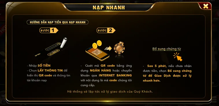 Nạp Tiền Nhanh Tại HitClub An Toàn Và Nhanh Chóng