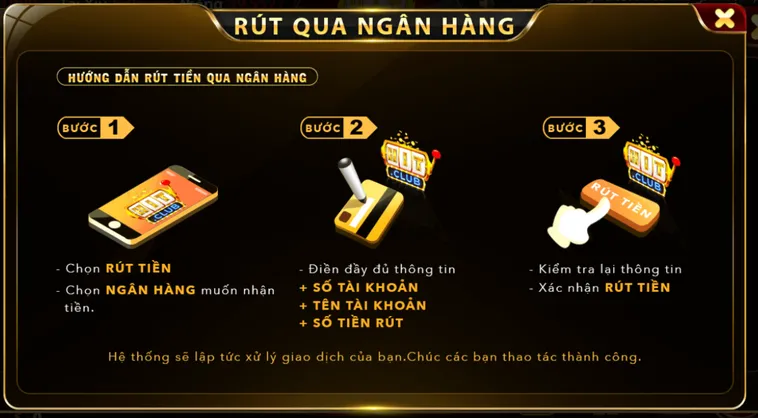 Hướng Dẫn Chi Tiết Rút Tiền Qua Ngan Hàng Tại HitClub Hướng Dẫn Chi Tiết Cách Nhận Thưởng Siêu Tốc Và An Toàn Nhất